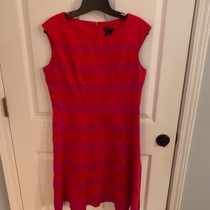 A-line Red & Pink Dress / sz 10